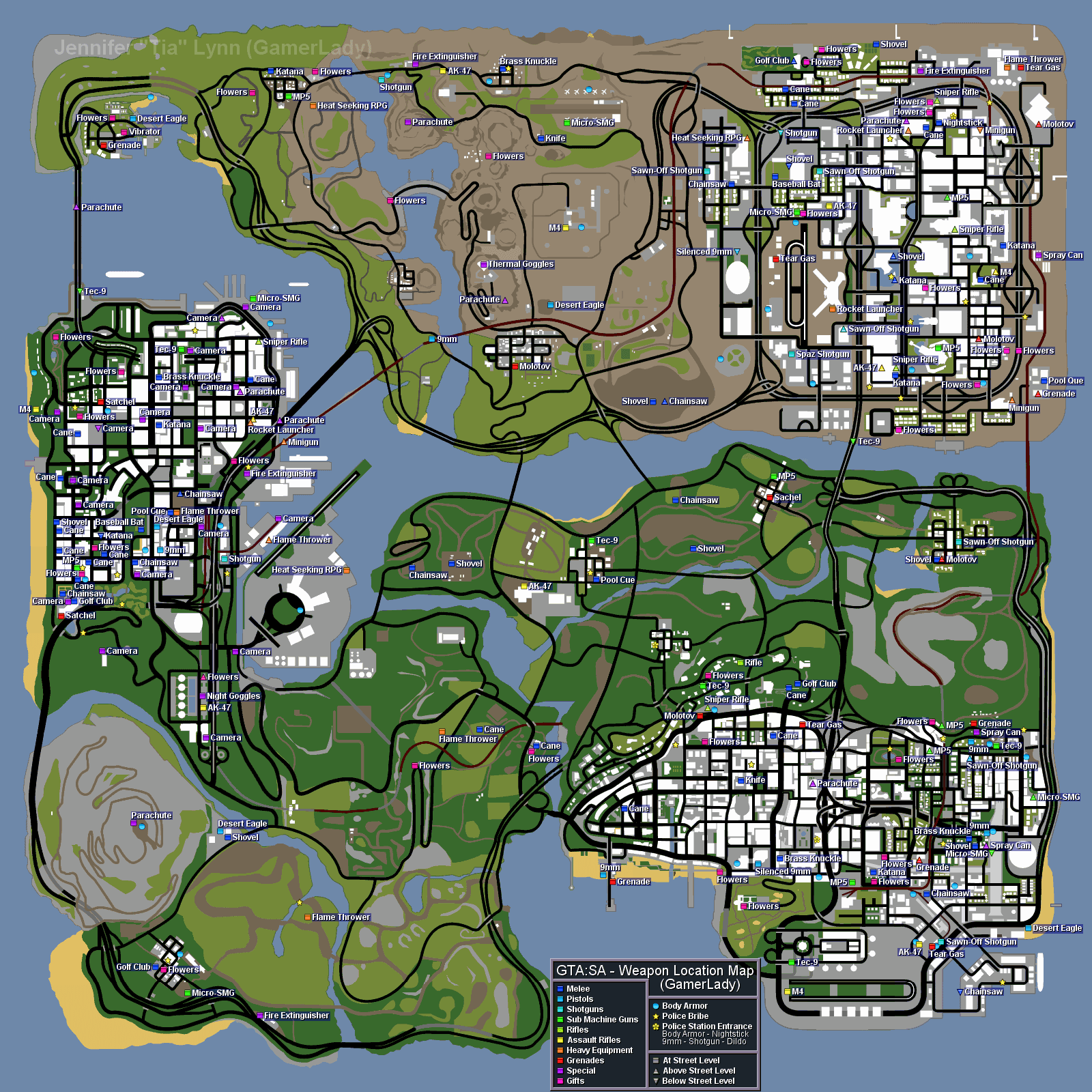 BliNKk619.blogspot?¡ MAPA DE TODAS LAS ARMAS DEL GTA